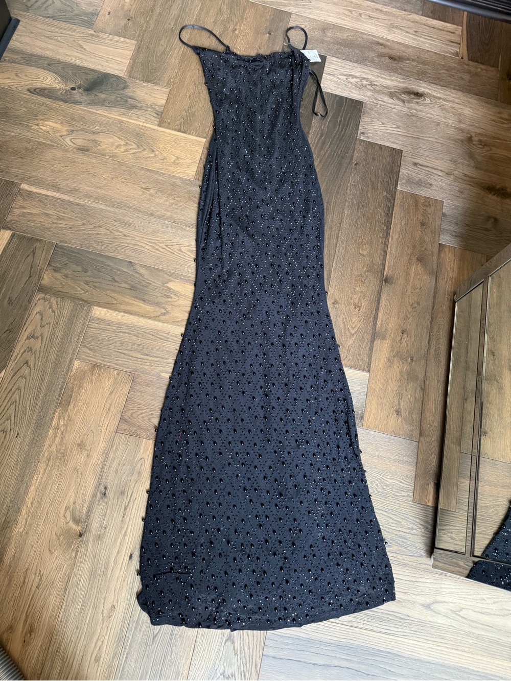 Windsor Elliot Rhinestone and Pearl Mermaid Dress - Picture 2 of 9